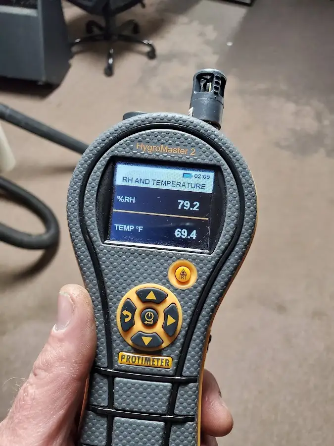 Moisture meter humidity assessment for Fire & Smoke Damage Restoration in Stony Point
